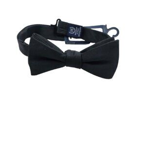 Chaps Pre-tied Black Adjustable Bow Tie